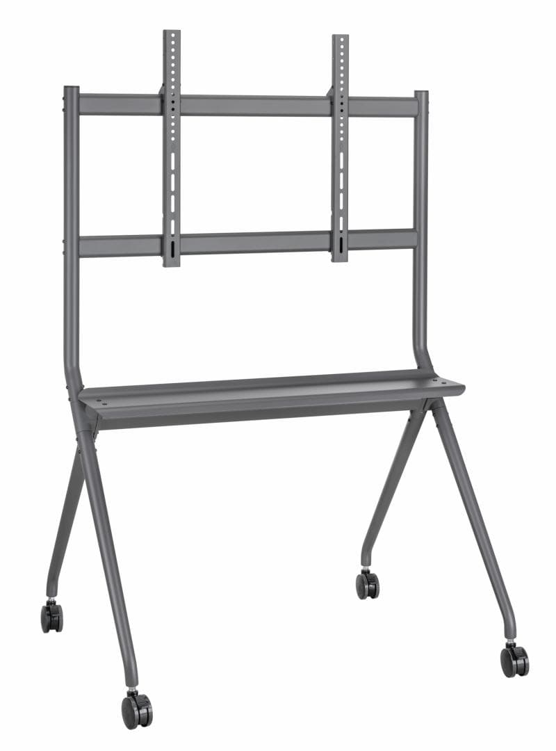 Stand TV mobil Serioux TV15068FW, compatibilitate dimensiune ecran 50"-86, dimensiuni 1067x801x1725mm, VESA: 200x200, 300x200, 400x200, 300x300, 400x300, 400x400, 600x400, 800x400, 600x600, 800x600, greutate maxima suportata 120 kg, tv reglabil in inaltime, greutate maxima suportata raft, 10 kg