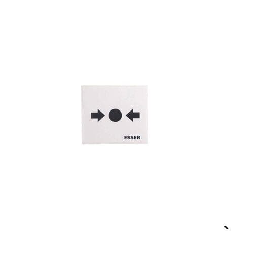 HW Geam rezerva pt. buton mic EN54 Esser 704960, 10 buc/set