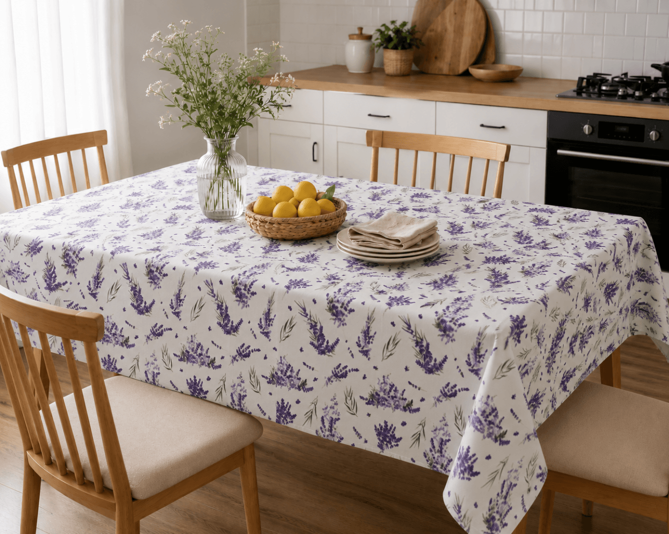 Fata de masa Lavanda 140x180 cm, PEVA