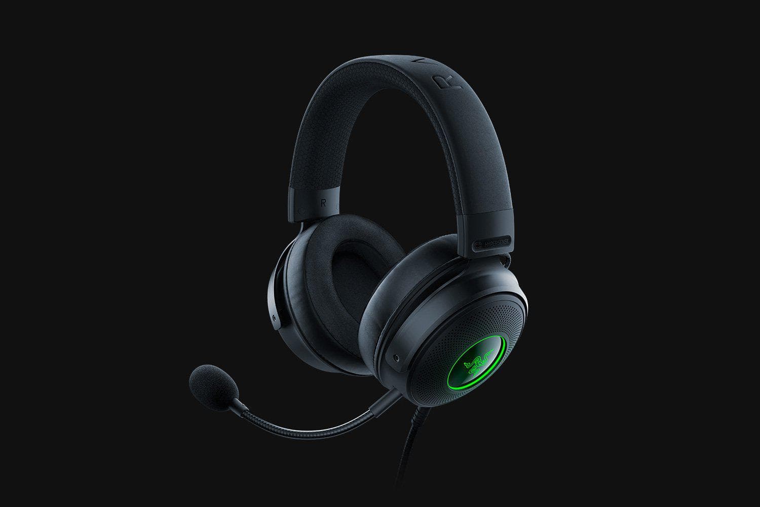 Casti Gaming Head-band Razer Kraken V3 HyperSense, Wired, Negru