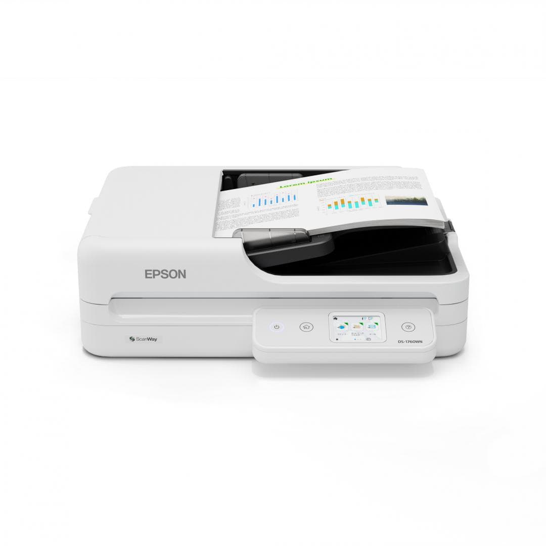 Scanner Epson WorkForce DS-1760WN, A4, Automat, Flatbed, USB + WLAN — miniatură