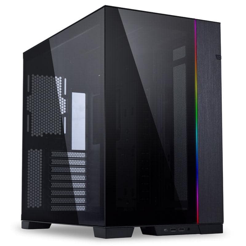 Carcasa LIAN LI 011 DYNAMIC EVO, RGB, Mid Tower, Black