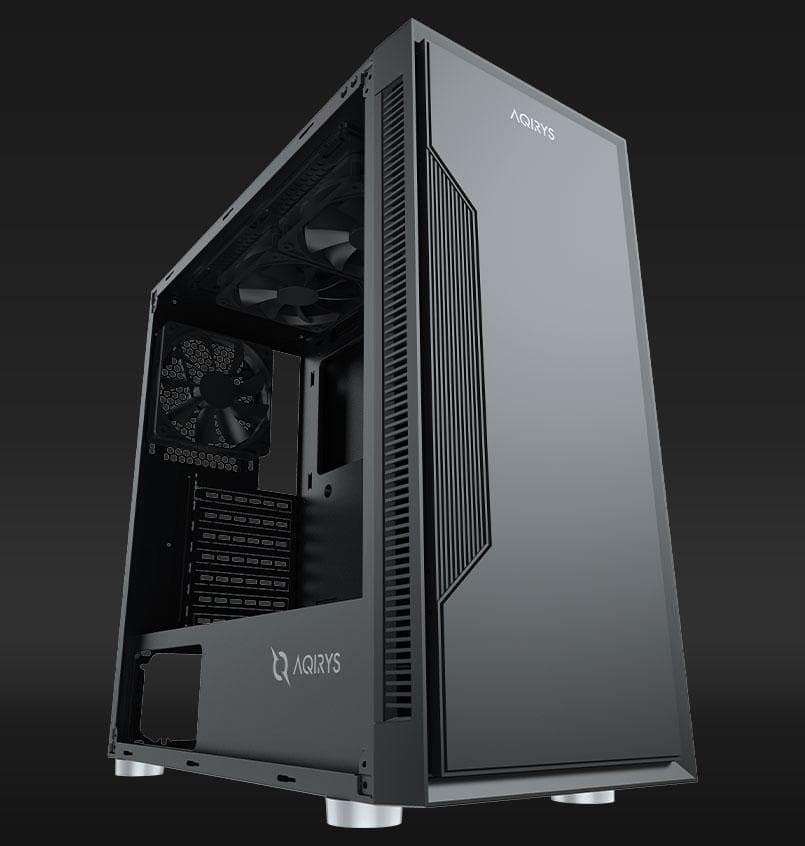Carcasa AQIRYS ULAS, Mid Tower, Black