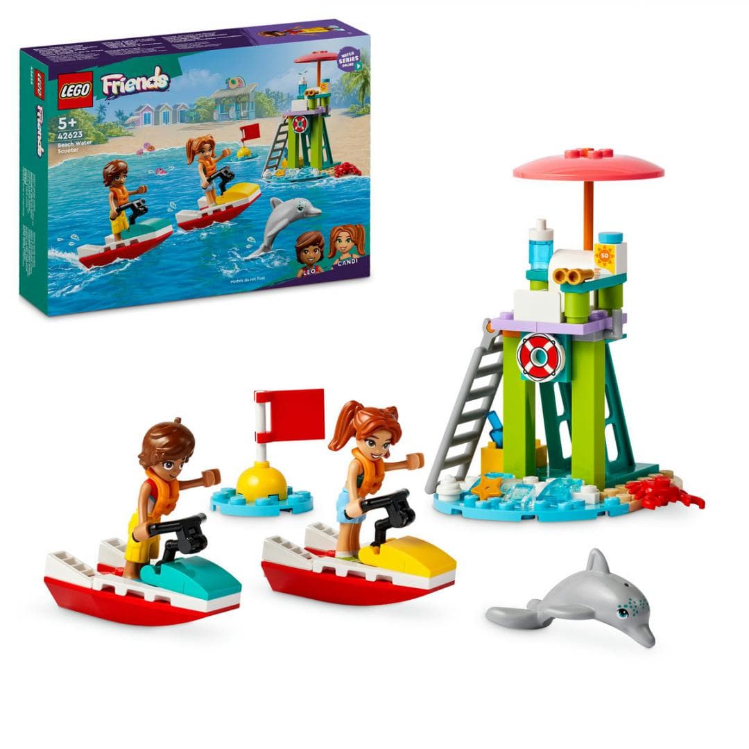 SCUTER ACVATIC PE LITORAL, LEGO 42623 — miniatură
