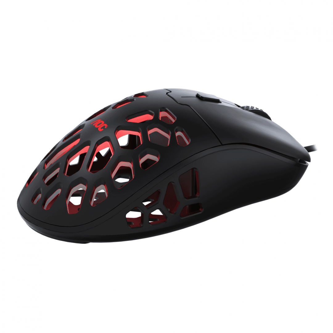 Mouse Gaming AOC GM510B, 16000 dpi, negru — miniatură