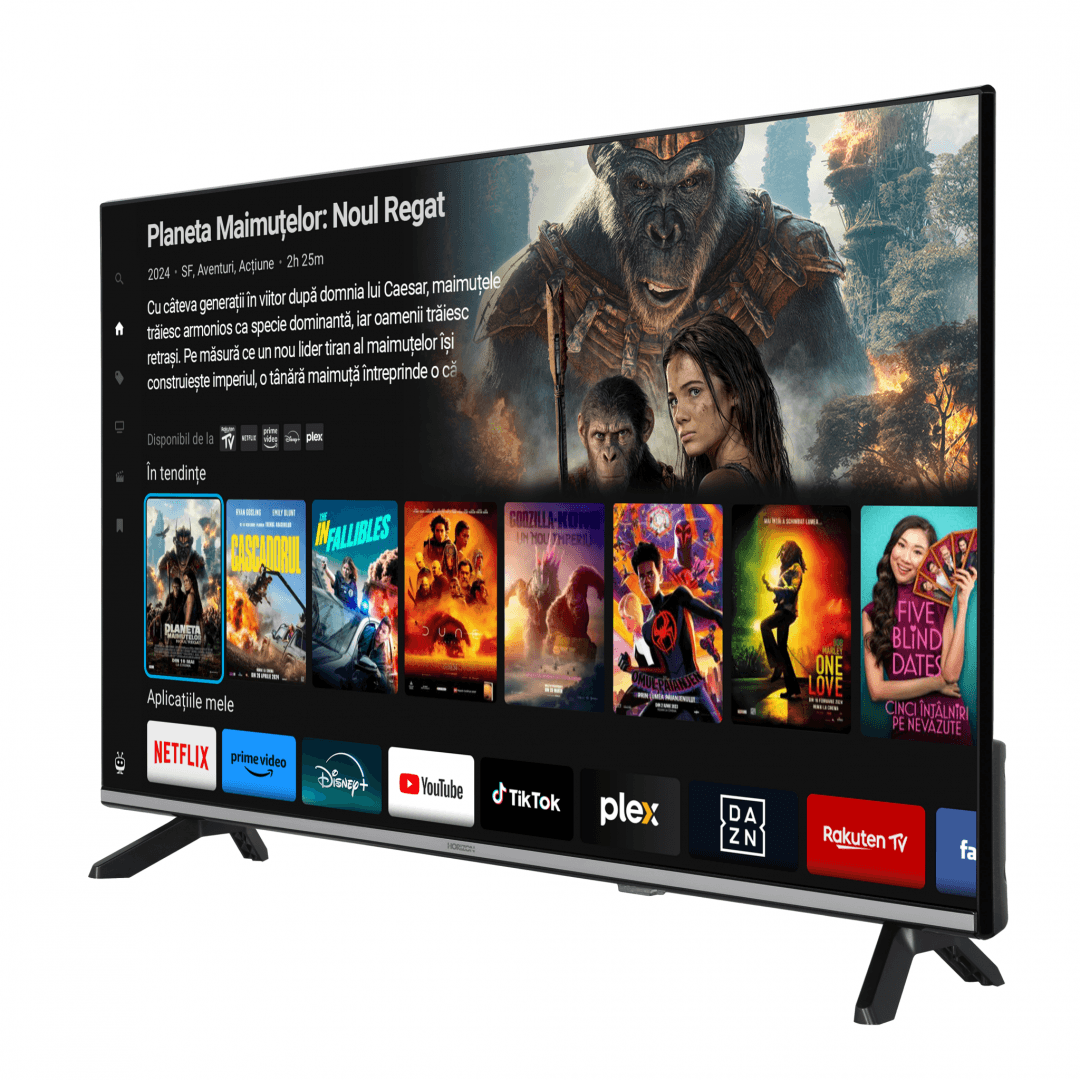 LED TV HORIZON SMART 40HL6360F/D, 40" D-LED, Full HD, DVB-S2/T2/C, CME 200Hz, TiVo, Contrast 5000:1, 300 cd/m2, 1x CI+, 2x HDMI (v1.4), 1x USB (v2.0), 1x AV(Mini), 1x Coaxial, 1x AUX, 1x LAN(RJ45), USB Player (AVI, MKV, H.265/HEVC, JPEG), Dolby Audio, HDR10, DTS HD, Hotel TV Mode (Passive), VESA 100 — miniatură