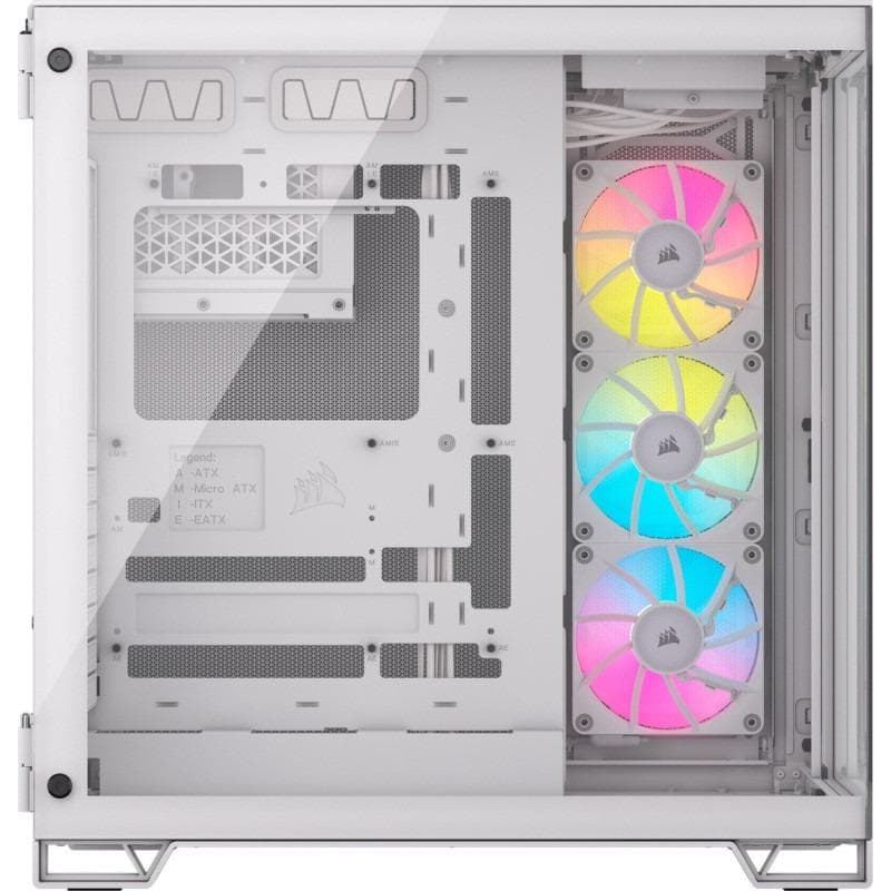 Carcasa CORSAIR iCUE LINK 6500X RGB, Mid Tower, White — miniatură