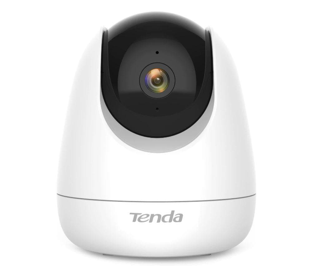 Camera Supraveghere WIFI, wireless TENDA CP6, Horizontal rotation:355°,All-round Vision:360° Vertical, rotation: 155°(90° up, 65° down), slot MicroSD ( pana la 128 GB) obiectiv:4mm, F2.2, antena interna, rezolutie:2304*1296, filtru ICR infrarosu 12m, standard wireless: IEEE 802.11b/g/n @2.4GHz