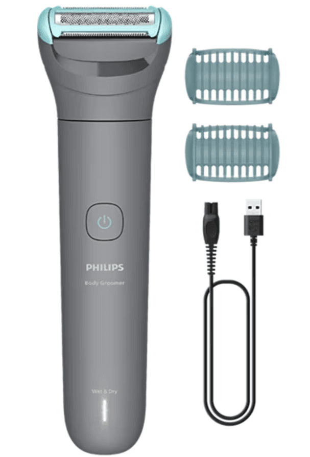 Aparat de tuns corporal PHILIPS Series 3000 BG3480/15, acumulator, autonomie 80 min, gri
