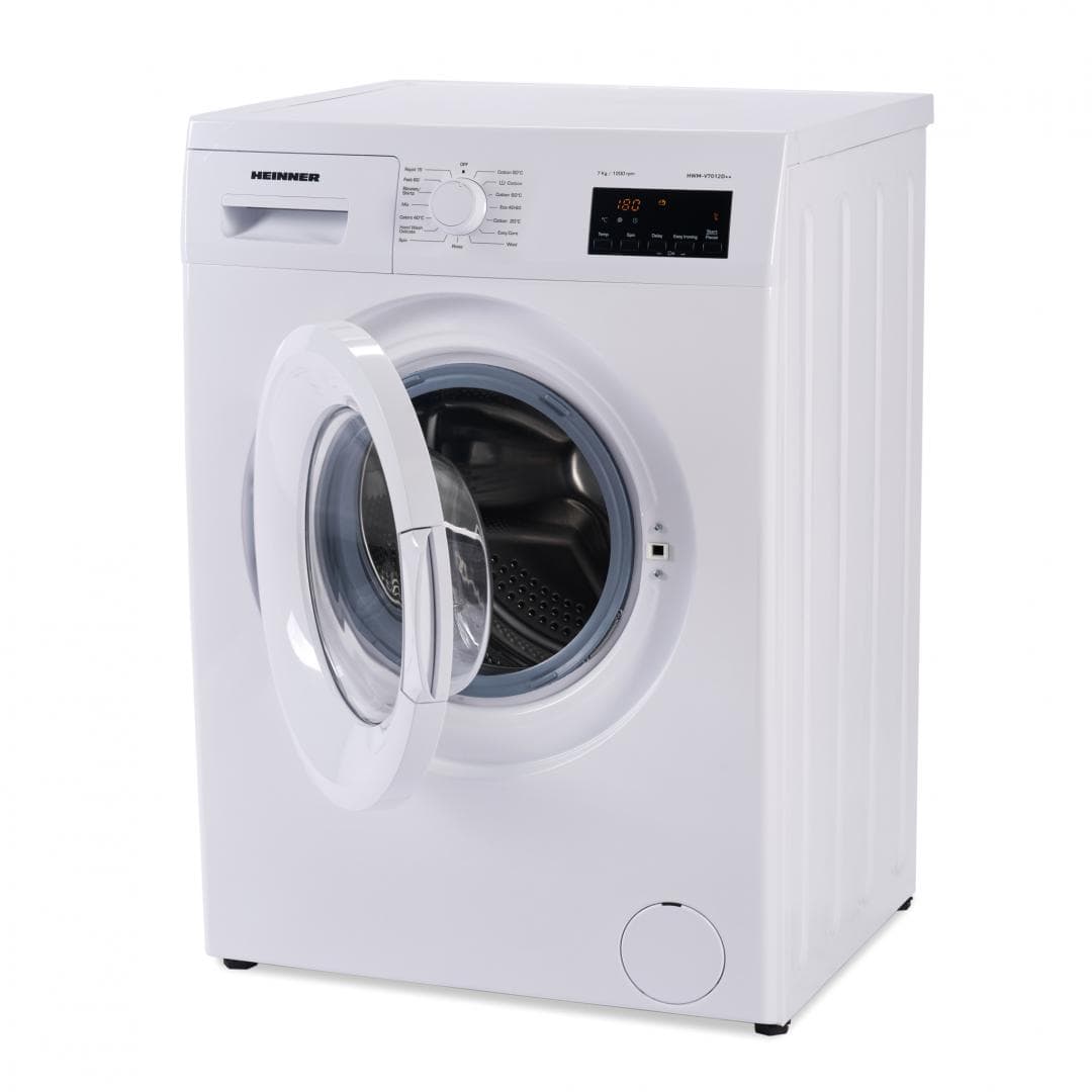 Masina de spalat rufe HEINNER HWM-V7012D++, 7 kg, 1200 rpm, Clasa: D, Alb — miniatură