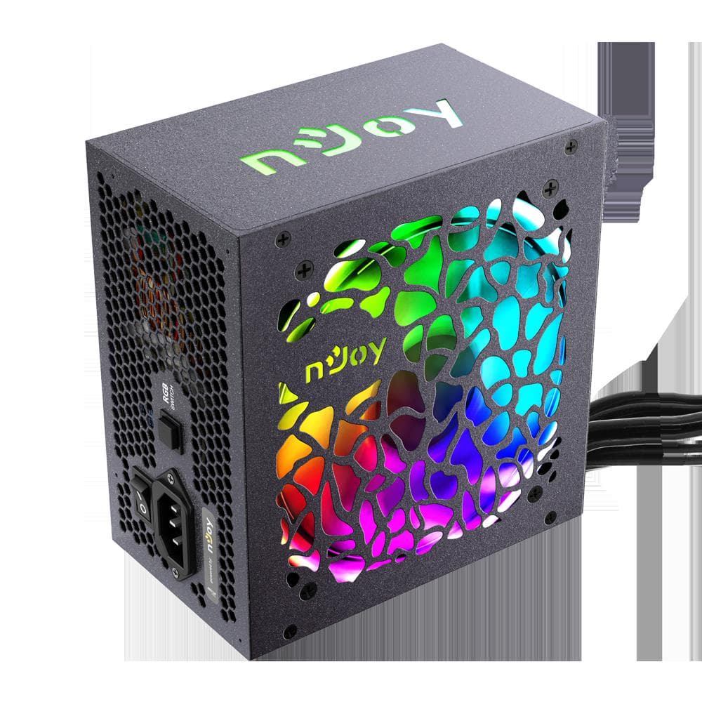 Sursa nJoy Freya 600, 80+ Bronze, RGB, 600W — miniatură