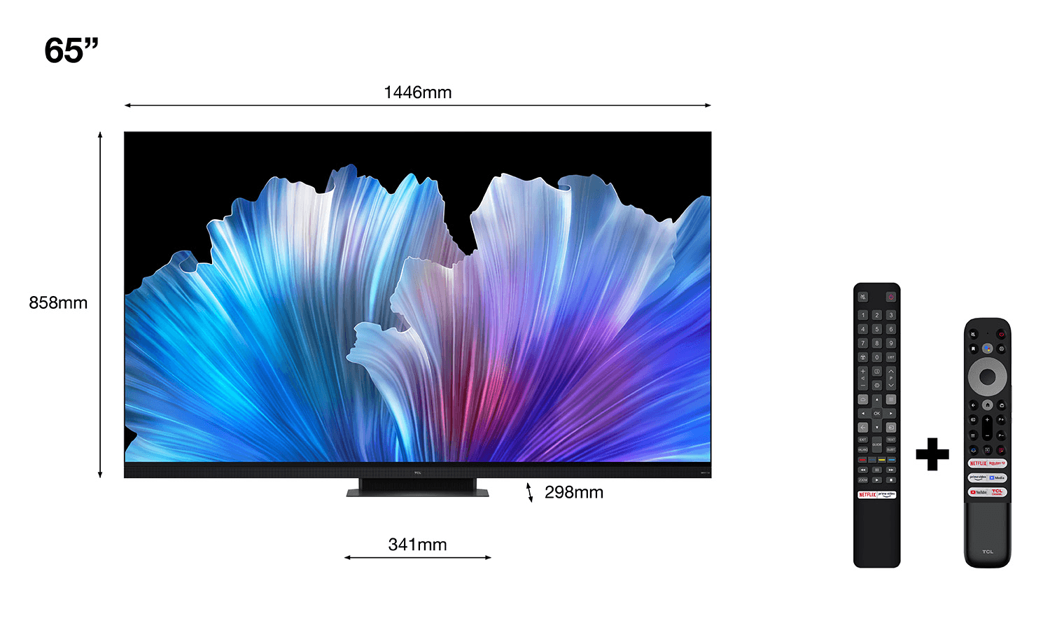 Televizor TCL QLED 65C935, 164 cm (65"), Smart Google TV, 4K, 144 hz — miniatură