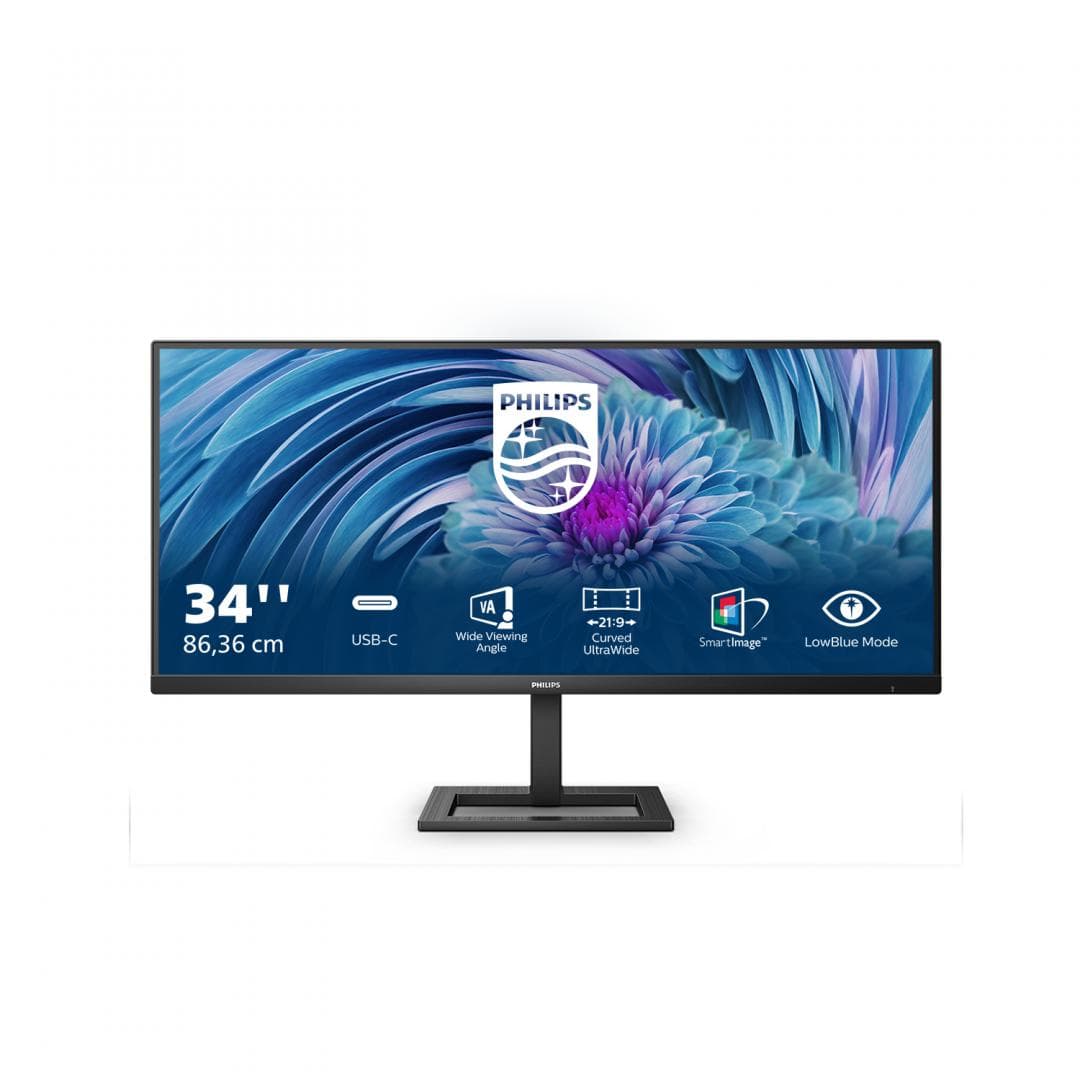 Monitor Consumer Philips 346E2LAE/00, 34", 3440 x 1440 pixeli, Black — miniatură