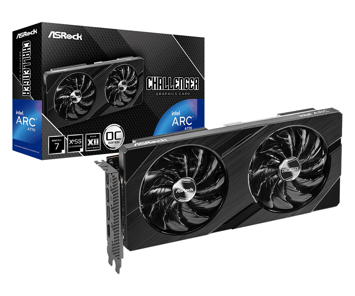 Placa video ASRock Intel Arc A770, 16GB GDDR6, PCI Express 4.0, 256-bit