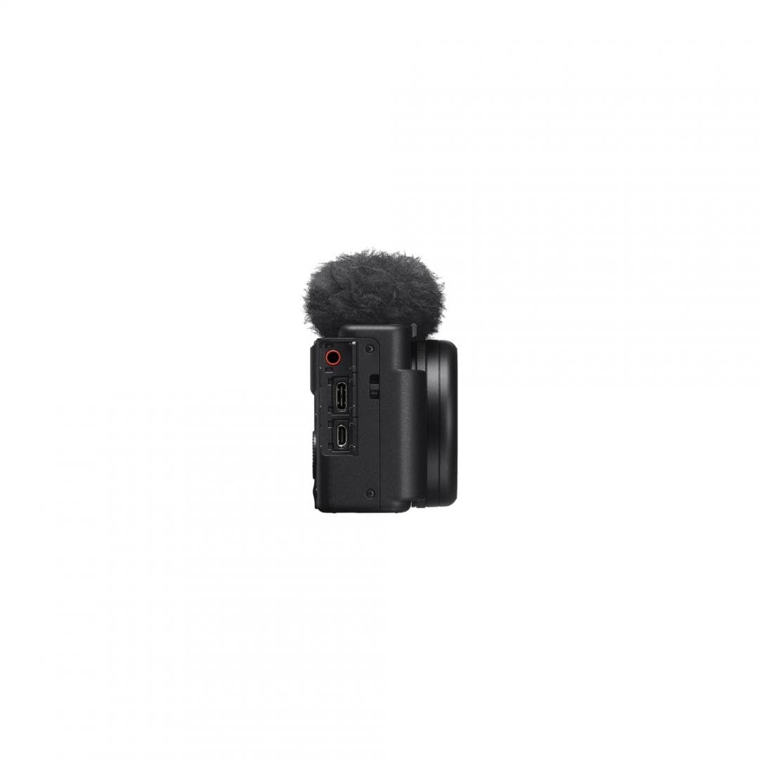 SONY Compact dedicata pentru vlogging ZV-1 II 21MP, 18-55mm, F1.8-4 ISO 125-12.800, 1/32.000s, 4K @29.97fps, x1Micro-HDMI/Slot multicard pentru Memory Stick Duo™/card de memorie SD, Rafala 24cps, WiFi/Bluetooth, Senzor CMOS Exmor RS suprapus 1" — miniatură