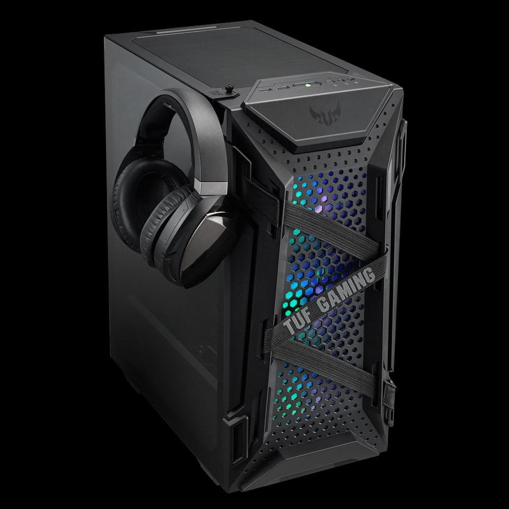 Carcasa ASUS TUF Gaming GT301, RGB, Mid Tower, Black — miniatură