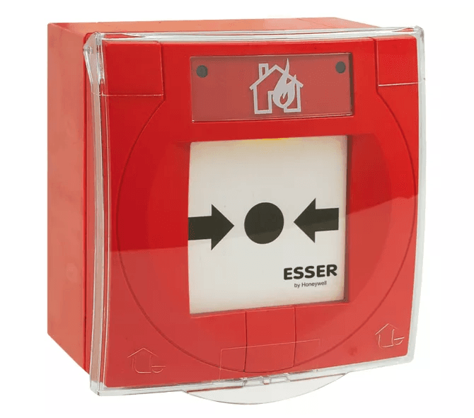 Honeywell Buton IIQ8MCP compact IP 66 / 67,rosu cu izolator din sticla, Esser 804961