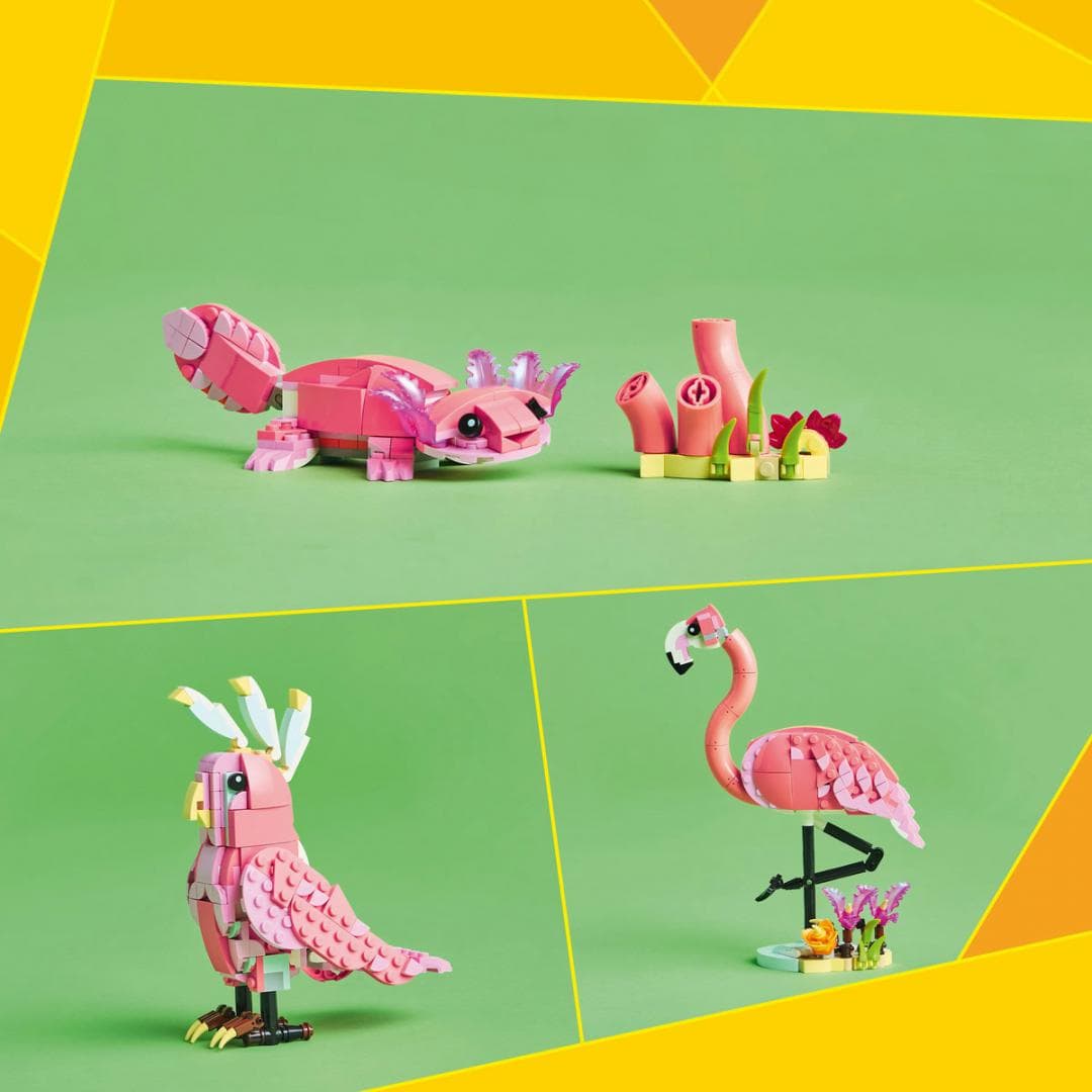 ANIMALE SALBATICE: FLAMINGO ROZ, LEGO 31170 — miniatură