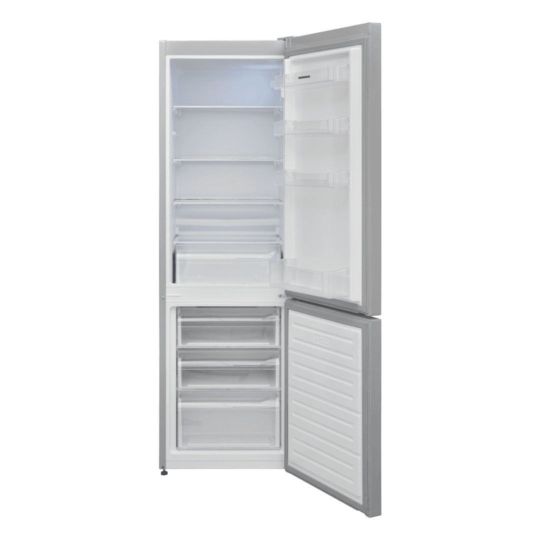 Combina frigorifica HEINNER HC-VS2681SE++, 268 l, Clasa: E, Argintiu — miniatură