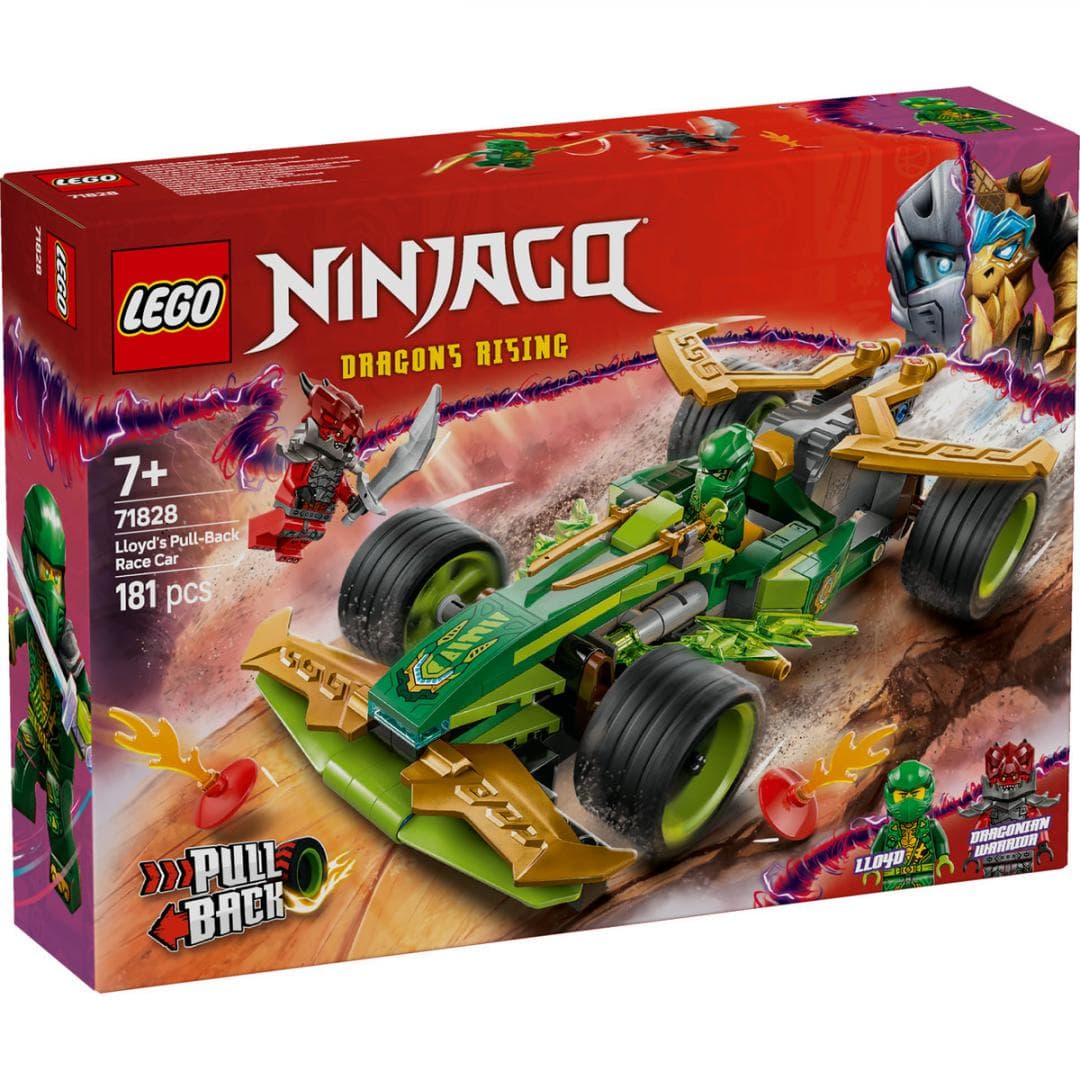 MASINA DE CURSE PULL-BACK A LUI LLOYD, LEGO 71828 — miniatură