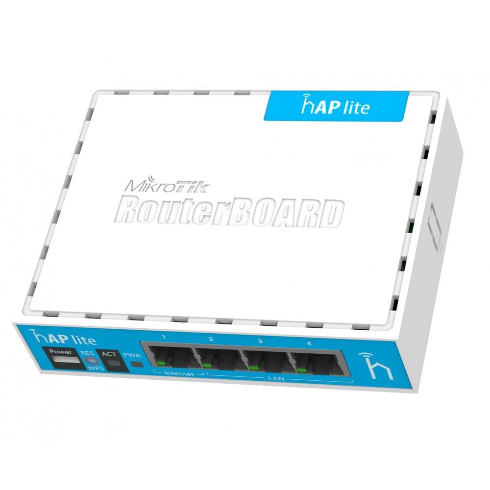 Miktrotik Hap Mini access point, RB941-2ND; home wireless AP with dualchain 2.4GHz wireless, powered by USB; 1* CPU core count; CPU nominalfrequency: 650 MHz; Size of RAM: 32 MB; Storage size: 16 MB; 2* Wireless2.4 GHz number of chains; Wireless 2.4 GHz standards: 802.11b/g/n;Antenna gain dBi for