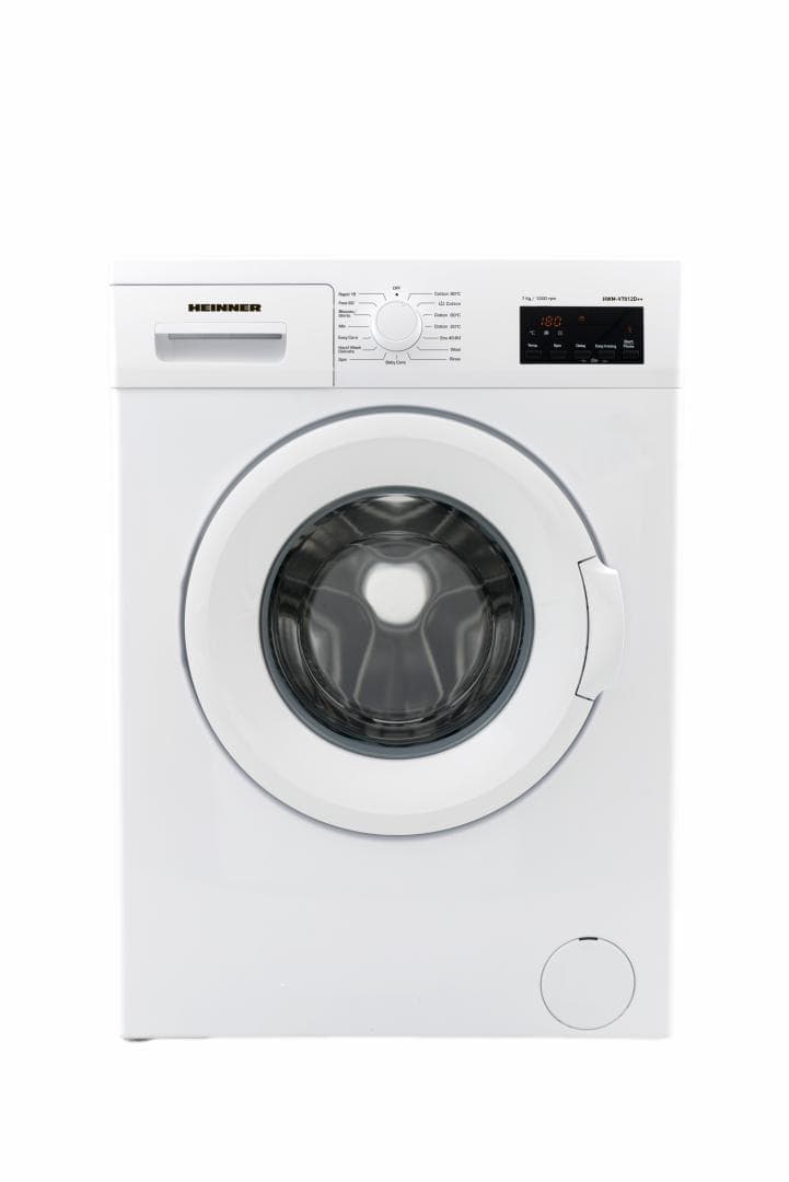 Masina de spalat rufe HEINNER HWM-V7012D++, 7 kg, 1200 rpm, Clasa: D, Alb