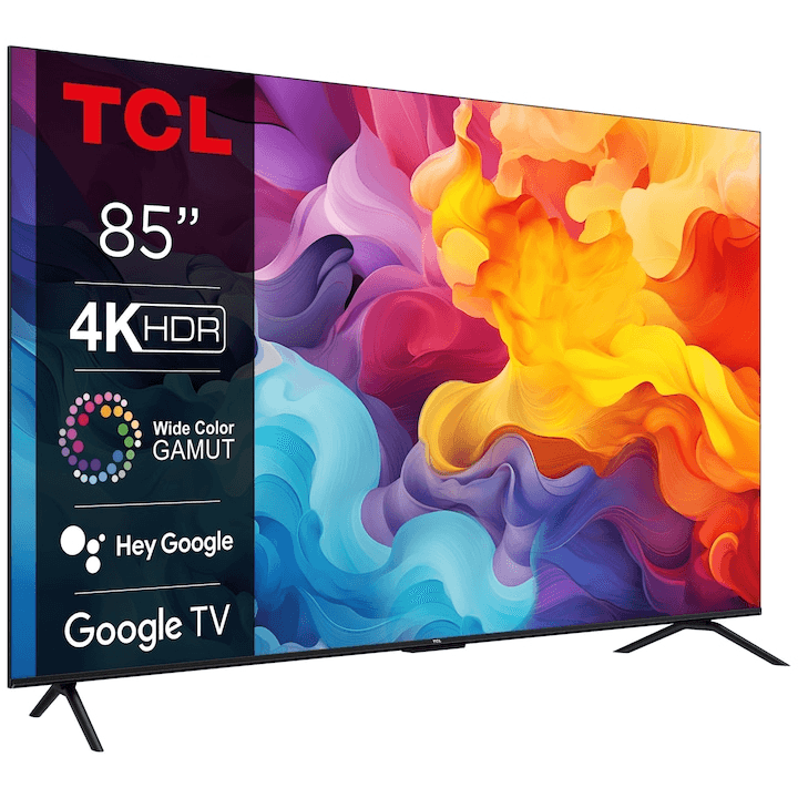 Televizor TCL LED 85V6B, 214 cm, Smart Google TV, 4K Ultra HD, Clasa F — miniatură
