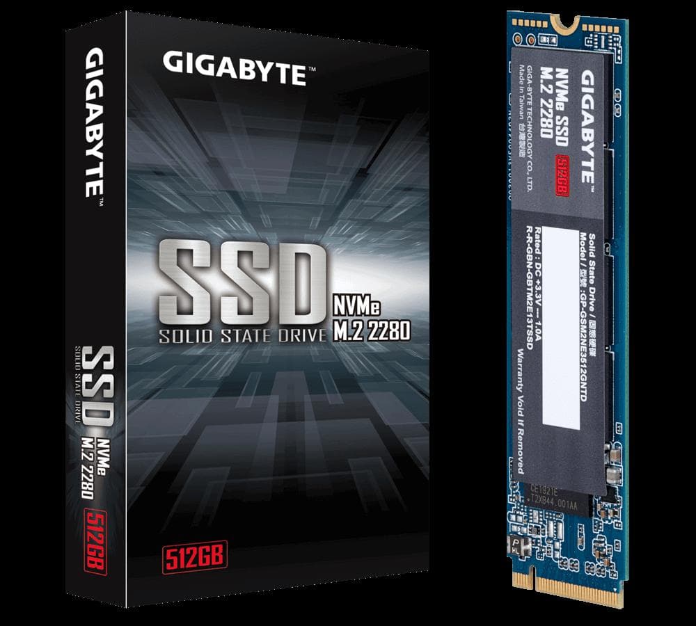 SSD intern GIGABYTE GP-GSM2NE3512GNTD, 512 GB, PCI Express 3.0 x4, NVMe, M.2