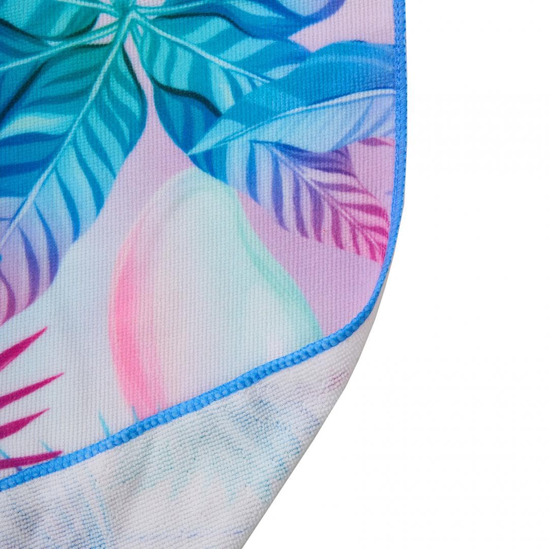 Beach Towel with bagpack 70x140 cm Material : 100% Polyester, Density 220 GSM — miniatură