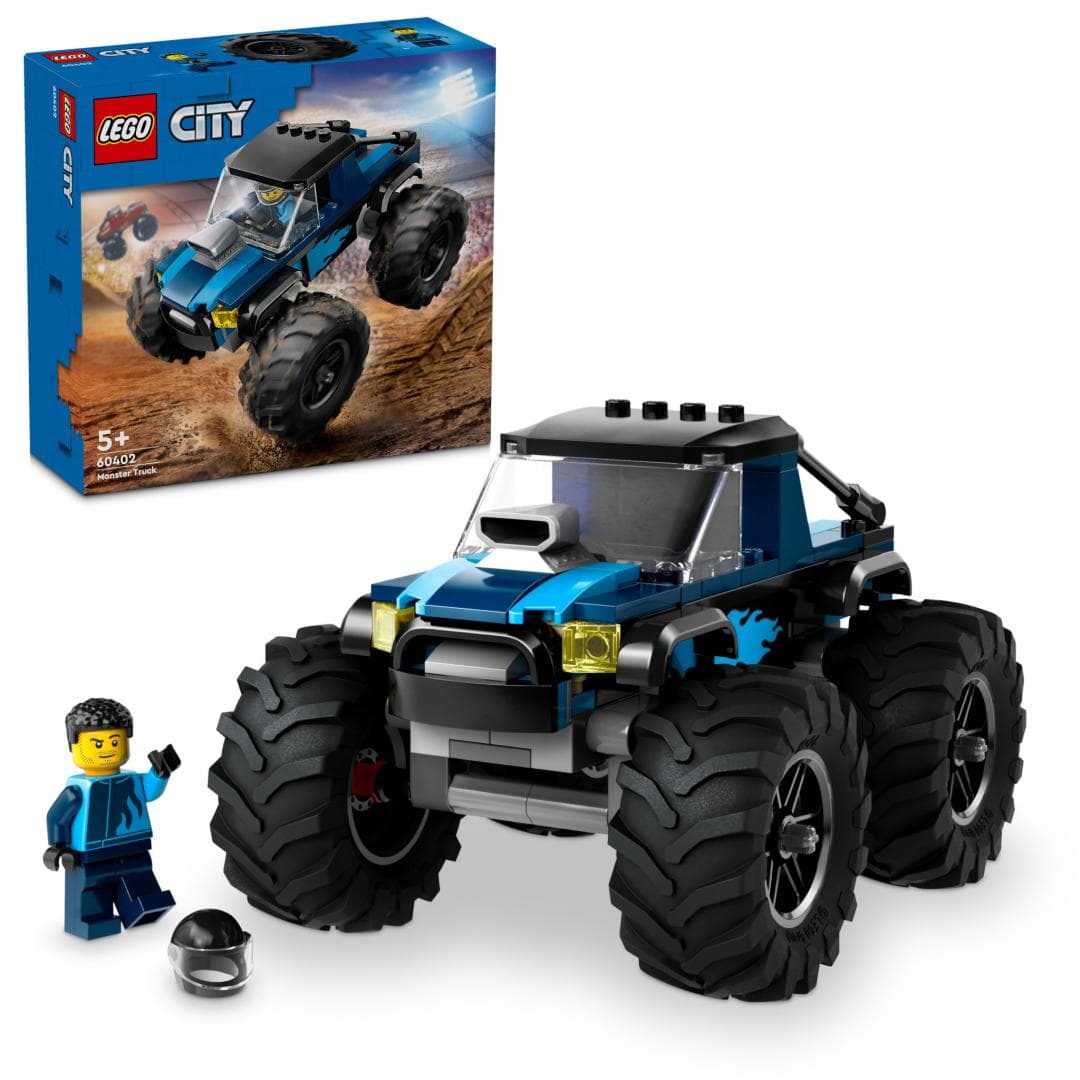 MONSTER TRUCK ALBASTRU, LEGO 60402 — miniatură