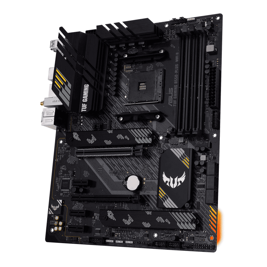Placa de baza ASUS TUF GAMING B550-PLUS WIFI II, Socket AM4, DDR4, ATX — miniatură