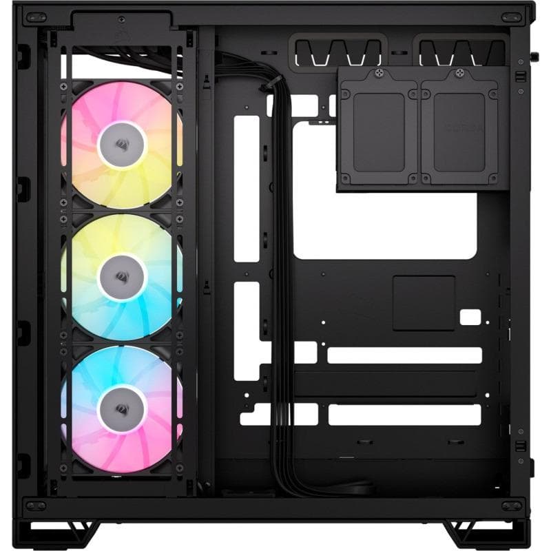 Carcasa CORSAIR iCUE LINK 6500X, RGB, Mid Tower, Black — miniatură