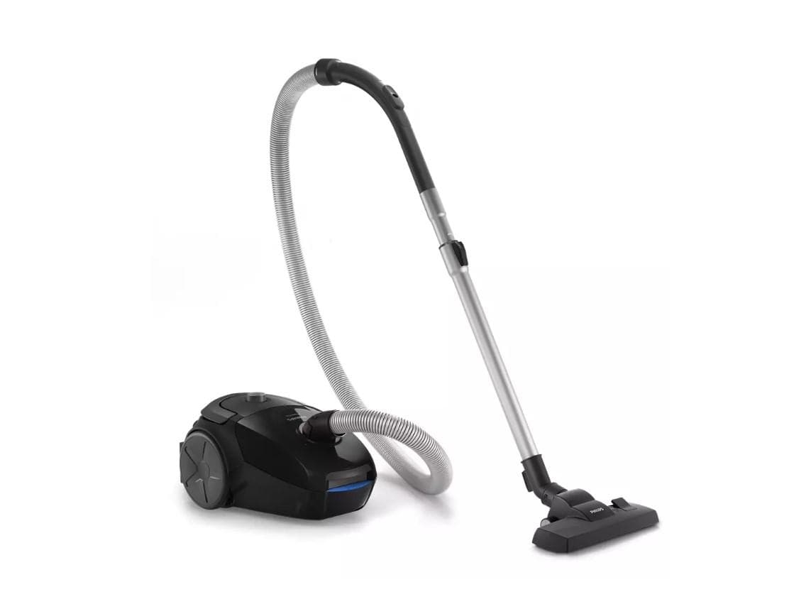 Aspirator cu sac Philips PowerGo FC8241/09, 750W, 3L, filtru antialergic, Negru