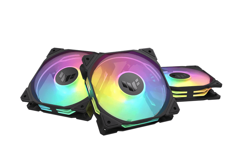 Ventilator Carcasa ASUS TUF GAMING TR120 ARGB NEGRU REVERSE 3IN1, 12 cm, 2000 RPM, 3 ventilatoare, RGB