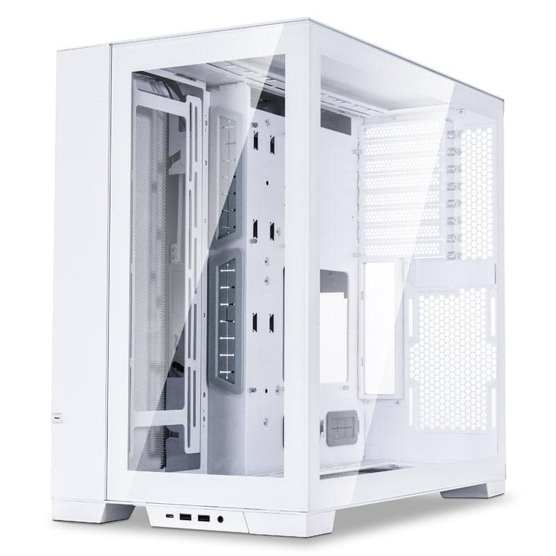 Carcasa LIAN LI Dynamic EVO Snow, RGB, Mid Tower, White — miniatură