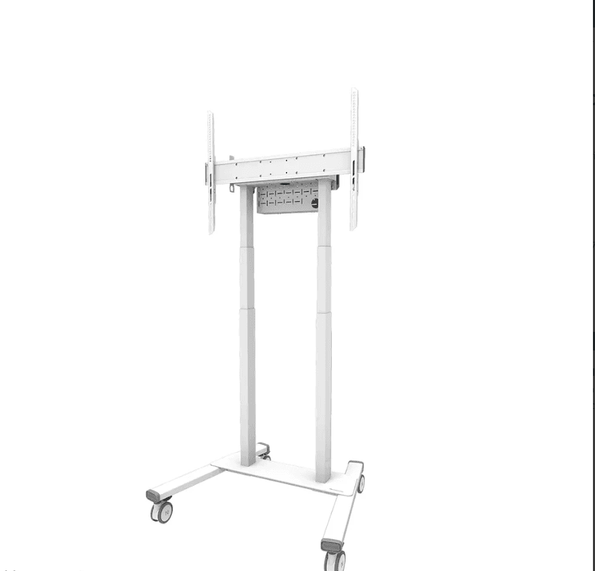 Stand mobil motorizat Neomounts by Newstar, 37"-100", 110 kg, VESA 800x600, alb — miniatură