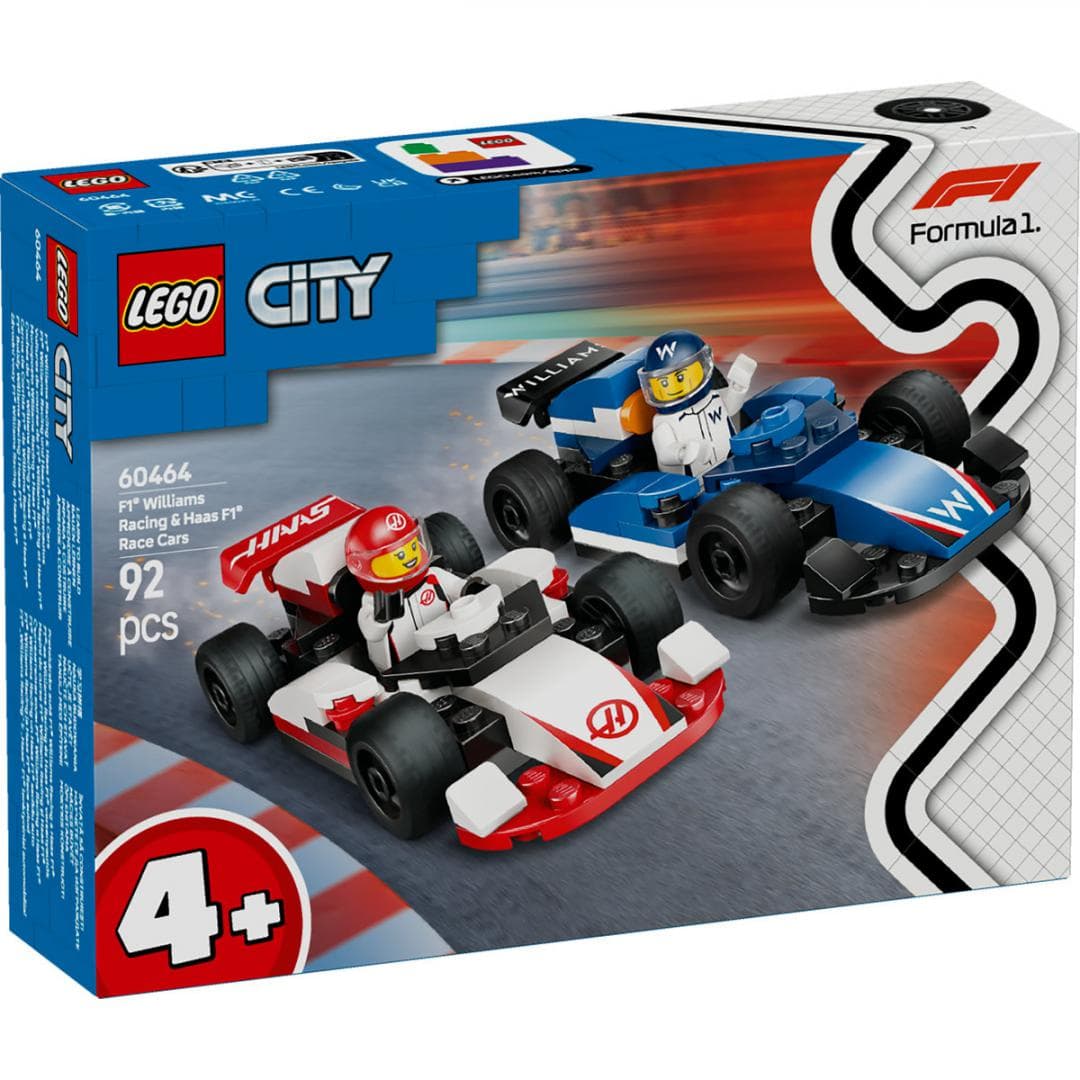 MASINI DE CURSE F1 WILLIAMS RACING SI HAAS F1, LEGO60464 — miniatură
