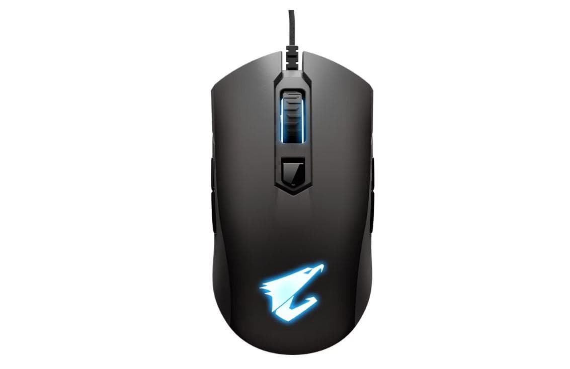 Mouse Gaming GIGABYTE AORUS M4, 6400 dpi, negru — miniatură