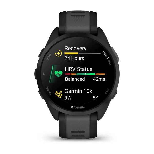 Ceas Garmin Forerunner 165, Black/Grey — miniatură