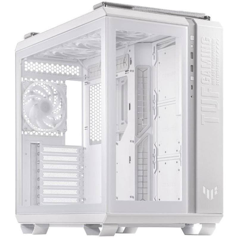 Carcasa ASUS TUF Gaming GT502 PLUS, RGB, Mid Tower, White — miniatură