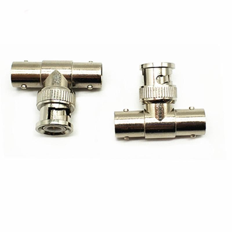 Conector BNC TATA la 2 X conectori BNC MAMA, LN-CTB03A, pachet 10bucati — miniatură