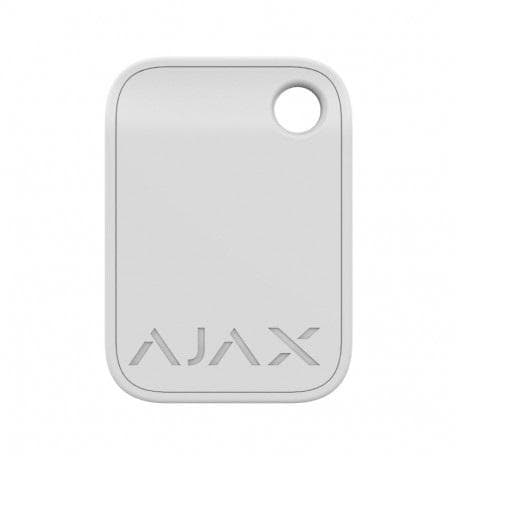 Tag RFID MIFARE DESFire 13.56 MHz, alb - AJAX; Criptare 128-bit, autentificare, protectie la copiere si interferente; Distanta citire: 1-3 cm; Hub-uri atasate: max. 13; Temperatura operare: -10 °C ÷ 40 °C; Dimensiuni: 45 × 32 × 6 mm; Greutate: 7 g; Culoare: ALB; Compatibil KeyPad Plus