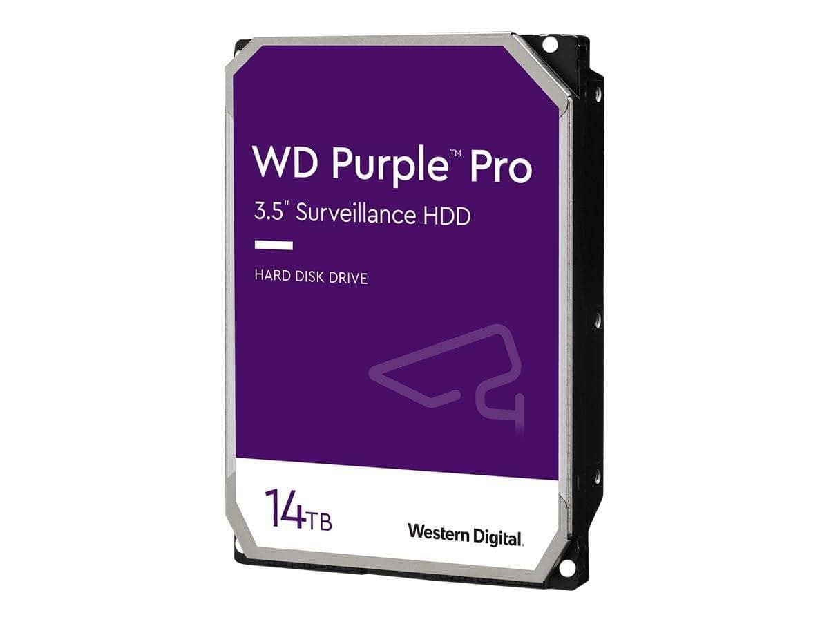 HDD Surveillance WD Purple Pro, 14TB, 7200RPM, 512MB, SATA III