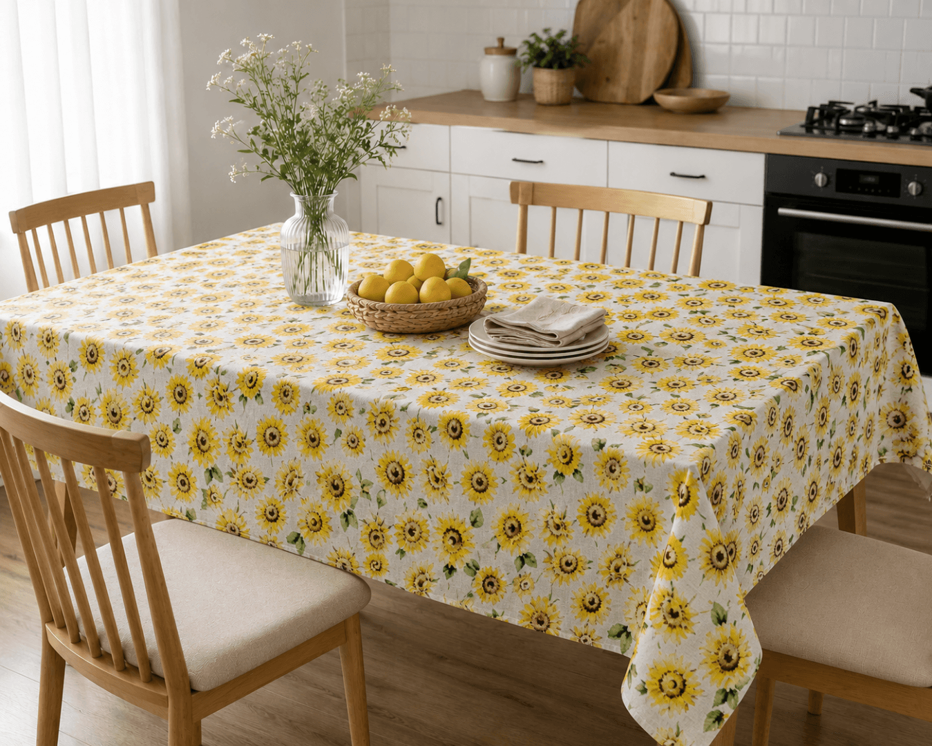 Fata de masa Sunflower 140X240 cm,PEVA