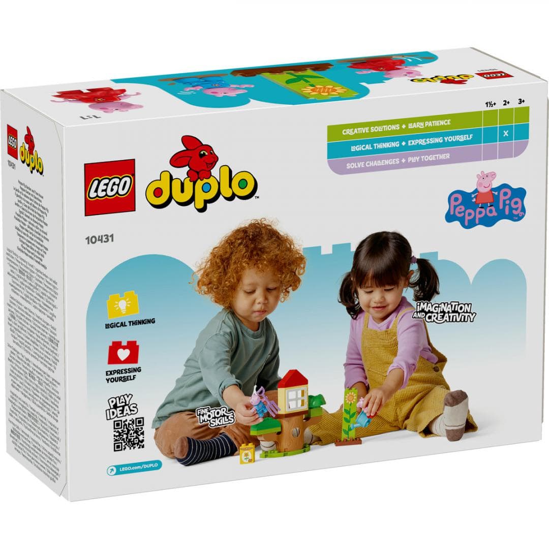GRADINA SI CASA DIN COPAC A PURCELUSEI PEPPA, LEGO 10431 — miniatură