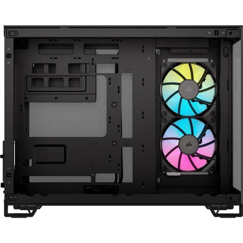 Carcasa CORSAIR 2500X RGB, Mini Tower, Black — miniatură