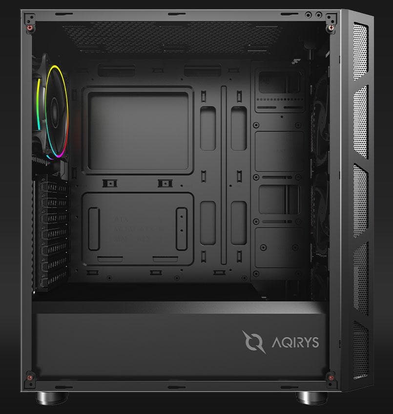 Carcasa AQIRYS ANTARES, RGB, Mid Tower, Black — miniatură