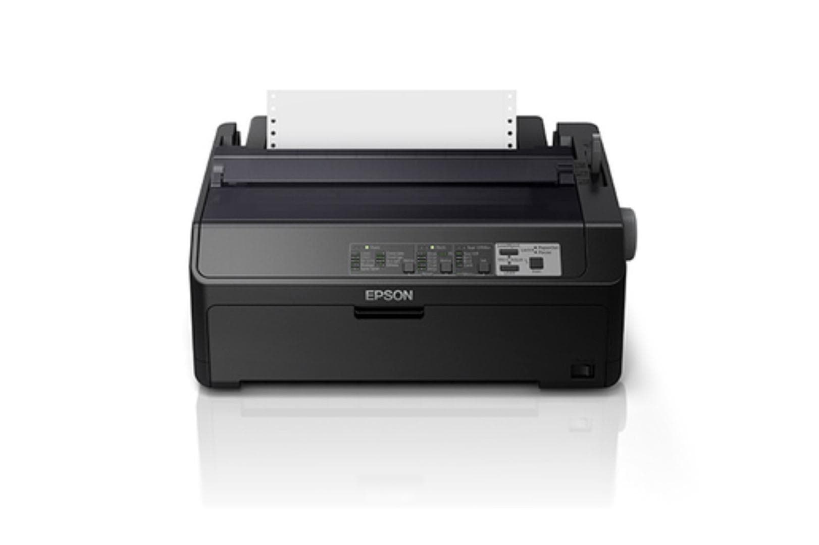 Imprimanta matriceala mono Epson LQ-590IIN, dimensiune A4, numar ace: 24, viteza 10cpi, memorie 128KB, interfata: Bidirectional parallel, USB 2.0, retea, consumabile: C13S015337, optional: suport role hartie C12C811141.