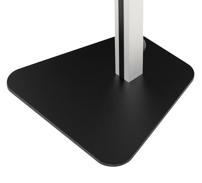 Stand birou B-Tech, pentru display-uri cu diagonala pana la 32", suporta pana la 10kg, cu inclinatie +17°/-10°, VESA min. 75x75, VESA max. 100x100, cable management integrat, negru/argintiu — miniatură