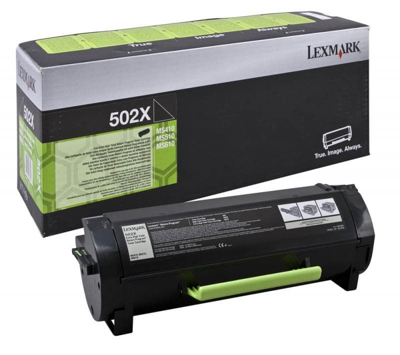 Toner LEXMARK 502X R, Black